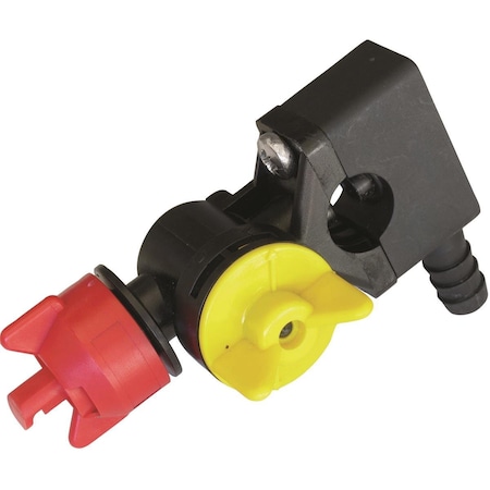 Fimco Broadcast Nozzle Center, Boom Spray Coverage 6 ft, Polyacetal 5275123